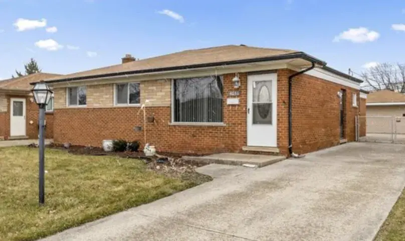 An Inkster, MI brick home eligible for a fast cash sale
