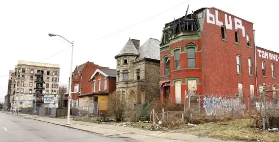 A damaged house in disrepair in Metro Detroit that can be sold as-is for cash